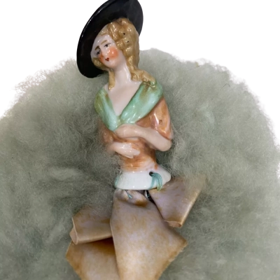 German Porcelain half doll 