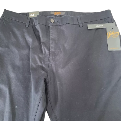 Johnny Bigg Mens  Size 44 Straight Leg Pants Navy Blue 
