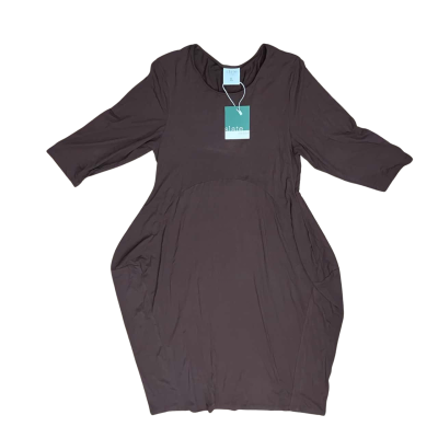 BNWT Slate the Label Glenda Chocolate Brown Crescent Dress Size L