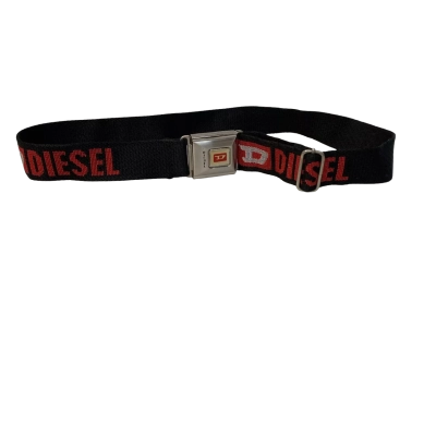Mens Diesel One Size Black/ Red Belt