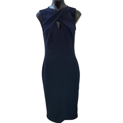 Portmans Womens  Size 10 Mini Dress Navy Blue 