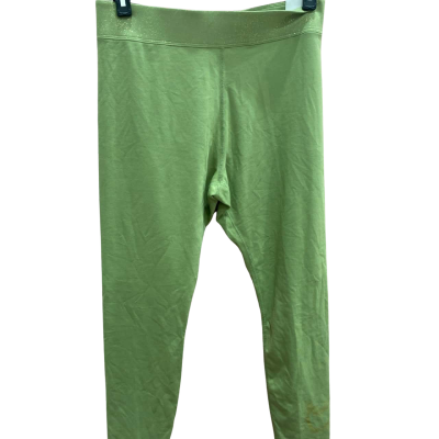 Nike Womens  Size XL Tight fit high rise full length green gym pants 