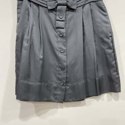 Witchery Womens  Size 12 Midi Skirt Grey 