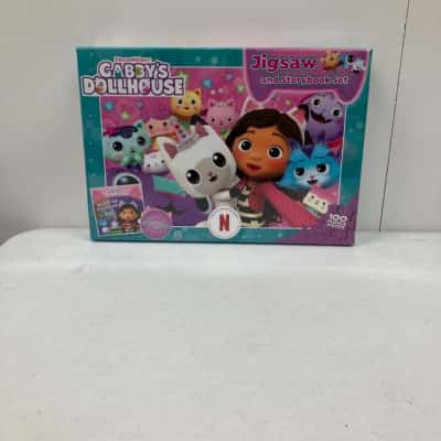 Gabby’s Dollhouse 100 Piece Puzzle NEW