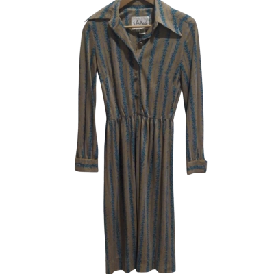 John Neal Dress  Size 12 Casual Dress Green 