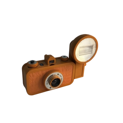 Lomography La Sardina 35mm Film Camera in the Orinoco Ochre Edition