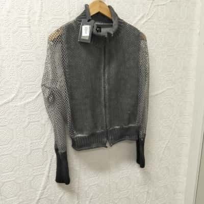  Nu Leisure Jacket Womens  Size M Grey NWT RRP $199