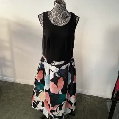 City Chic Womens  Size XS Sleeveless Dress  Multicoloured 