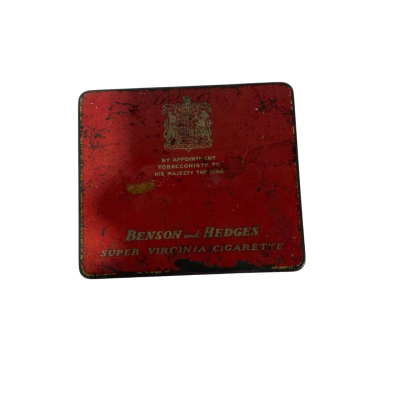 Benson and hedges super Virginia cigarettes tin 