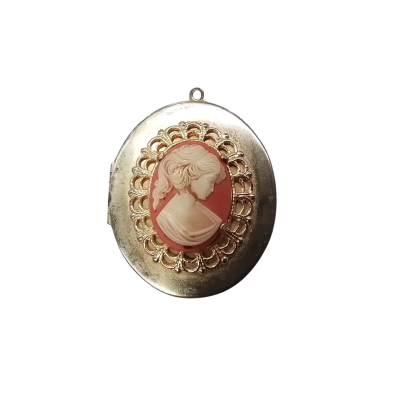  Women's Cameo Locket Pendant