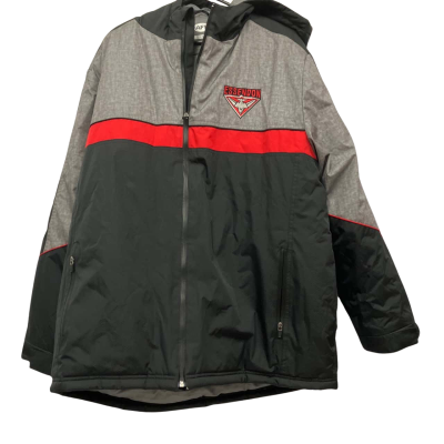 AFL Essendon Bombers Winter Jacket. Size 2XL In Black/Grey/Red 