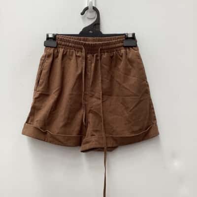 N A K D Womens brown shorts size 34