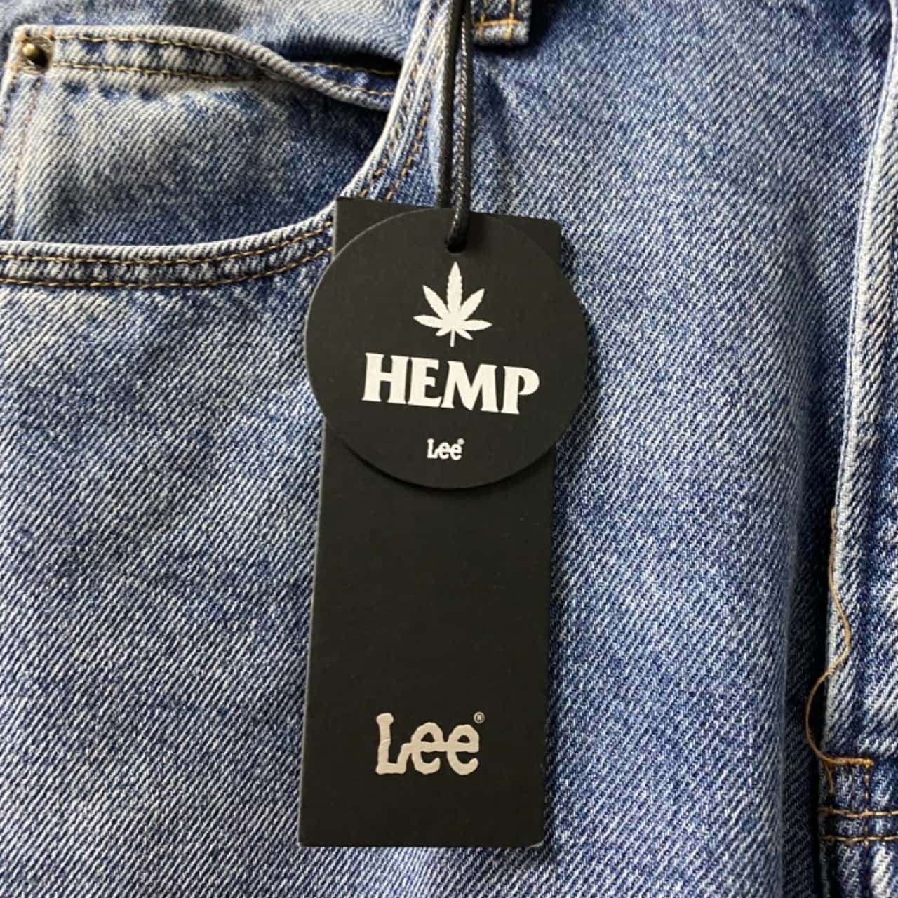 Lee Mens ‘Cotton/Hemp’ Size 32 Blue Baggy Jeans