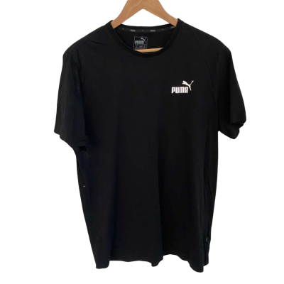 Puma Mens  Size XL Short Sleeve Shirt Black  