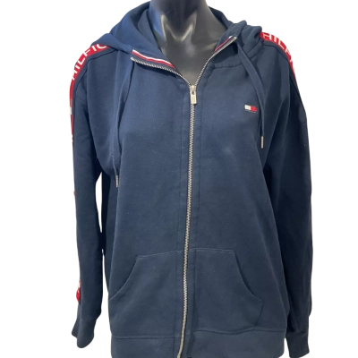 Tommy Hilfiger Mens  Size L Hood Jacket Navy Blue 