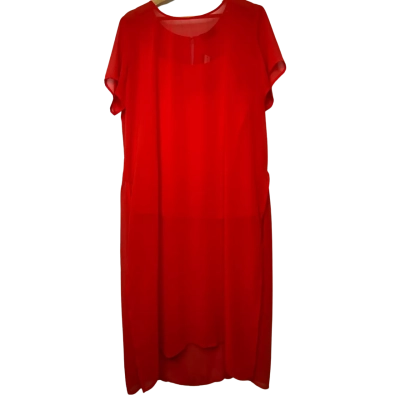 Philosophy Womens  Size 16 Midi Dress Red 