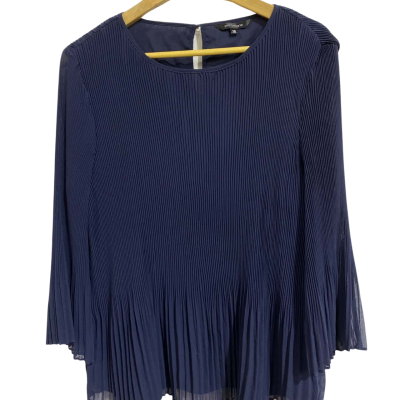Portmans Womens Top Size 16 Navy Blue 