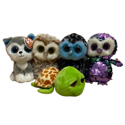 5x Beanie Boo Plushies
