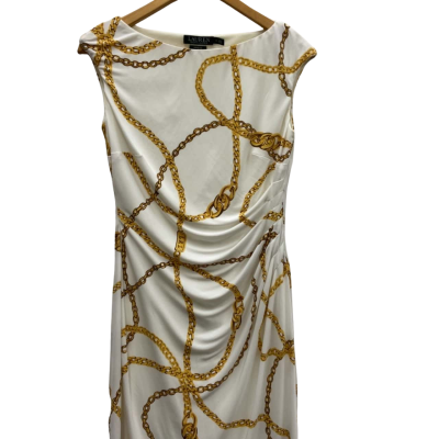 Ralph Lauren Womens  Size 6 Midi / Sleeveless Dress  Multicoloured 