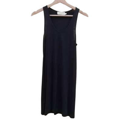 Womens Zimmermann 100% Cotton Black Sleeveless Dress Size 0 