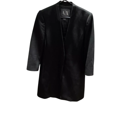 Armani Exchange Womens  Size S Long Suit Jacket Black  NWOT