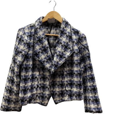 Sussan Womens  Size 10 Blue & Black Blzaer
