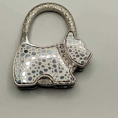 Women's Dog Diamonte Bag Hanger