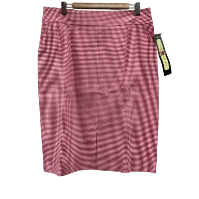 Portfolio Womens  Size 16 Pencil Skirt Red / White