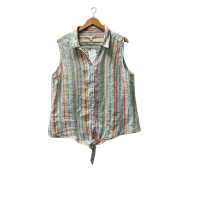 W.Lane BNWT  Womens Size 18 Sleeveless Top Striped 