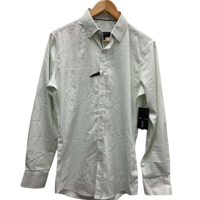 Tarocash Mens  Size XS SLIM FIT Long Sleeve Shirt Light Green RRP $99.99