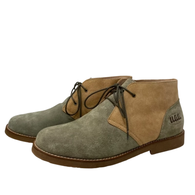 Mens Aussie UGG Size 13 Boots Beige / Green 