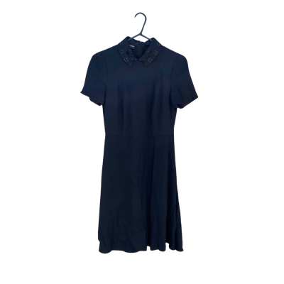 Womens Emporio Armani Size 12 Short Sleeve Dress Black / Pattern / Polka Dot / White