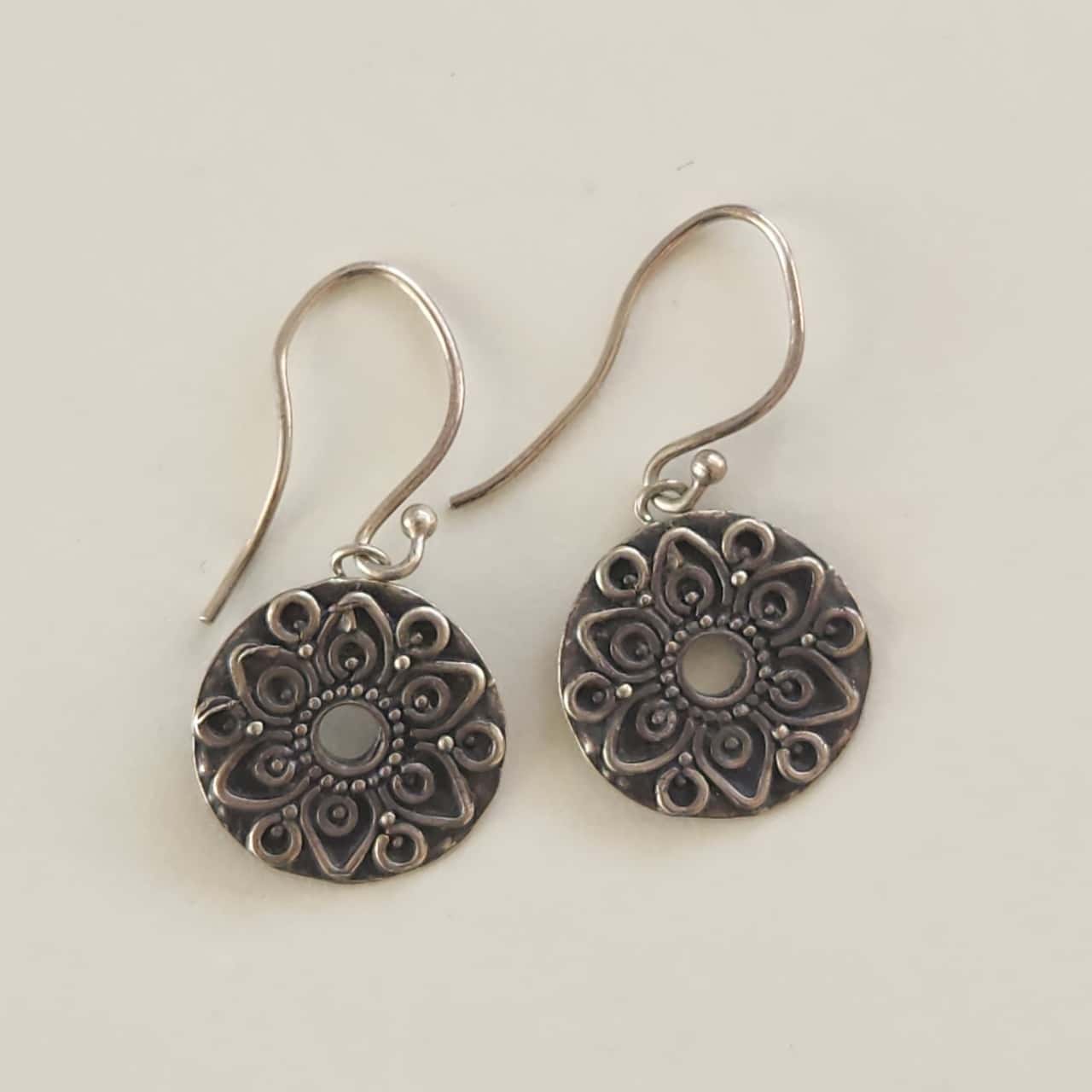 SILVER COIN EARINGS main image 0