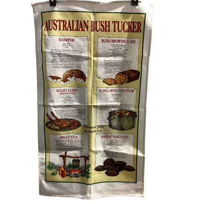 Australian Bush Tucker Tea Towel