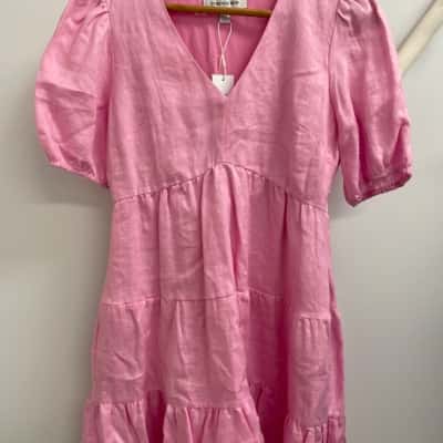 *NEW WITH TAGS RRP$ 129.99 Forever New Womens  Size 8 Mini Dress Pink  