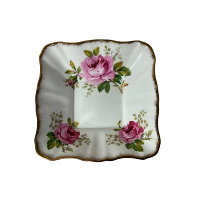 Royal Albert "American Beauty" Bone China Small Square Dish