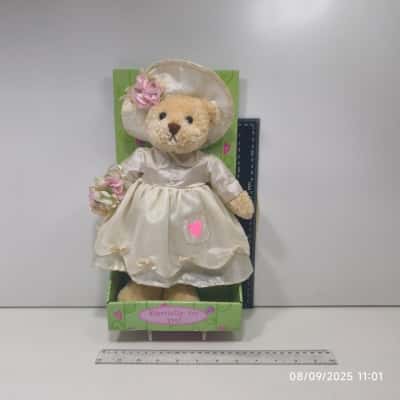 Otis Cute Teddy Bears Baby Cute Soft Plush Stuffed Animal Toy PreOwned Rose Cottage Bears 