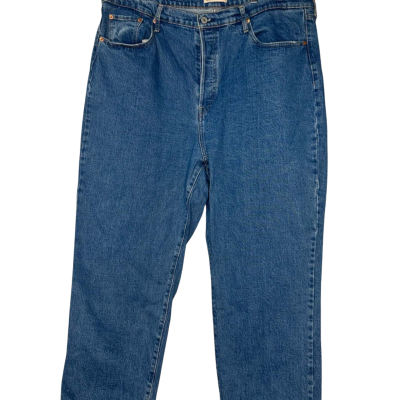Levi's Womens  Size 20 ribcage Straight Leg ankle Blue denim jeans