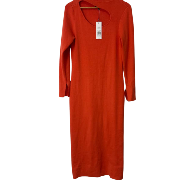 BNWT Tokito  Size 14 Bodycon winter Dress Orange Rrp$119.95 