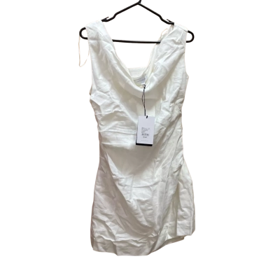 Witchery Womens  Size 16 Off Shoulder Mini Dress White 