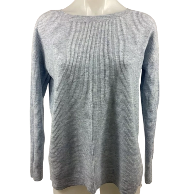 Witchery Women’s Zip Detail Knit Top - SkyBlue Size XS