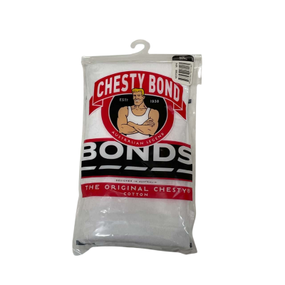 BRAND NEW - Bonds Chesty Bond Mens Size XL White Singlet