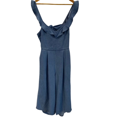 Forever New Womens  Size 12 Tie-Back Jumpsuit Blue 