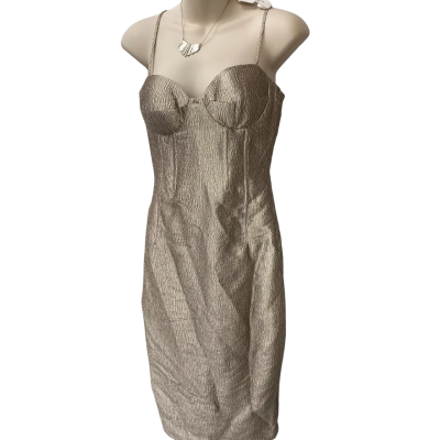 Bardot Gold Dress  Size 8 