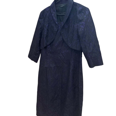 Chelsea Womens  Size 12 Purple Dress With Coat