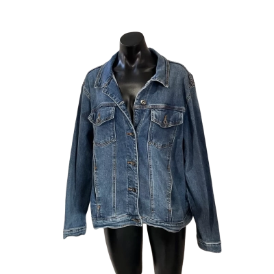 Elm Womens  Size 16 Denim Jacket Blue 
