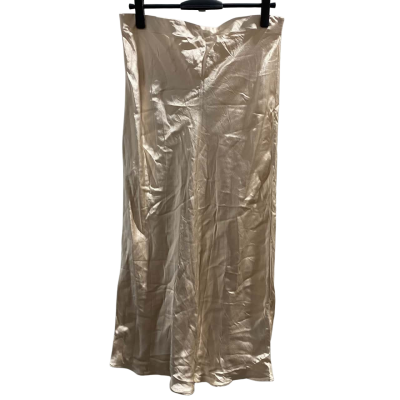 Forever New Womens  Size 14 Maxi Skirt Beige  Satin RRP $89.99 HTH