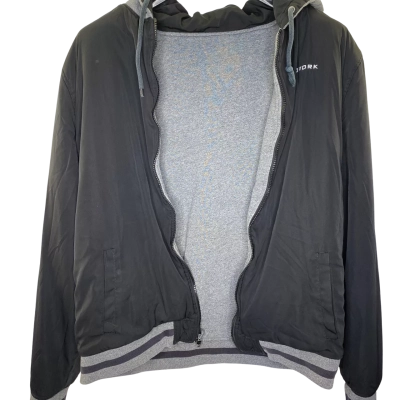 Zoo York Mens  Size XL Reversible Jacket Black  / Grey 