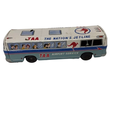 Vintage TAA Jetliner Bus Tin Toy 