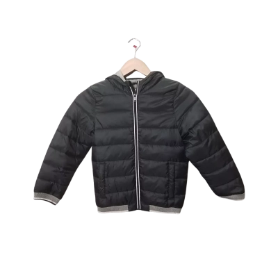 Lily & Dan Kids Size 8 Puffer Jacket Black  
